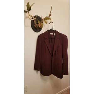 Gorgeous Vintage Maroon Ann Taylor Blazer